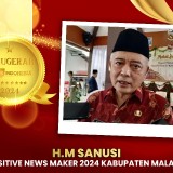 HM Sanusi Raih Positive News Maker, Sosok Pemimpin Berprestasi dan Inovatif Kabupaten Malang