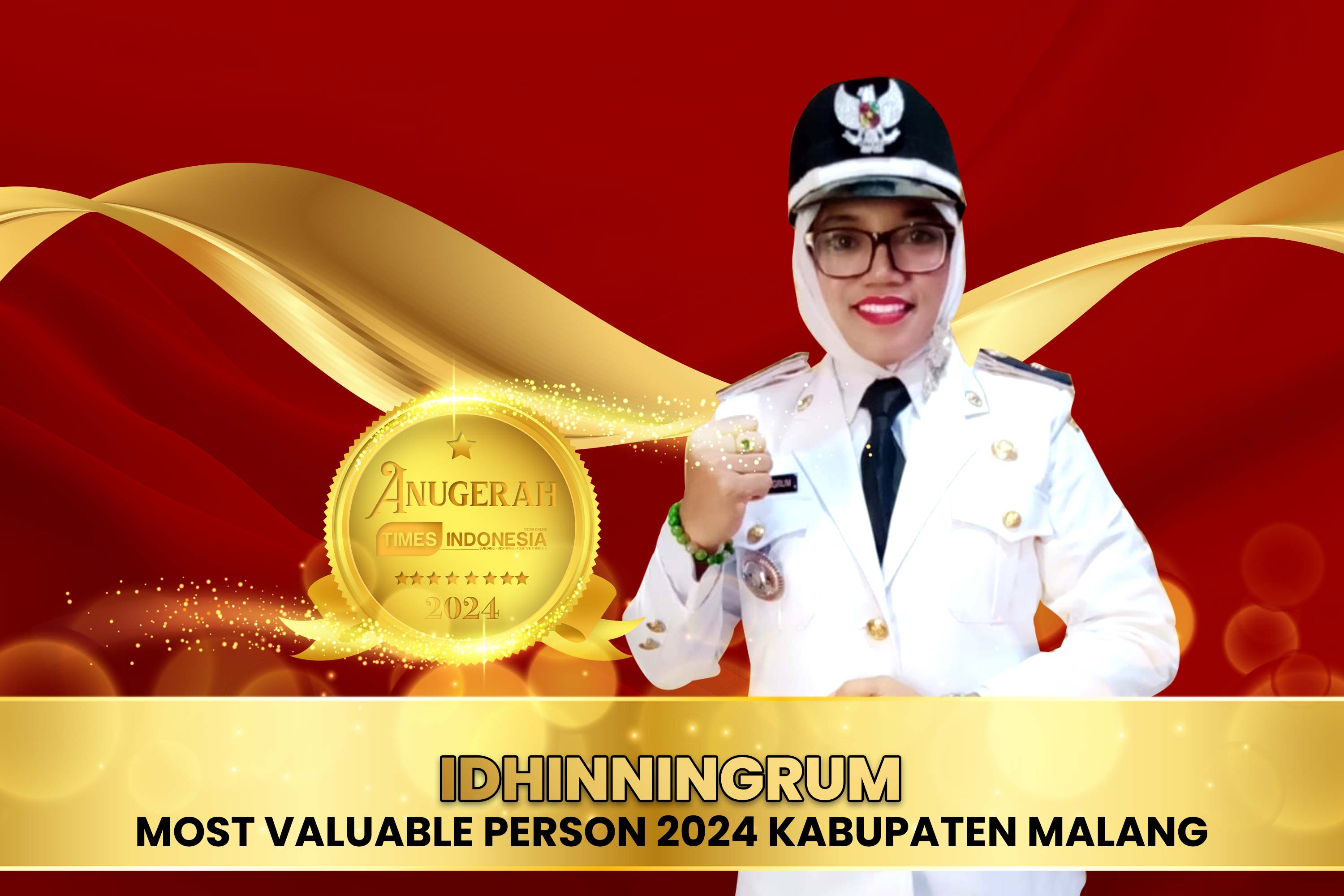 Idhinningrum Dinobatkan Kepala Desa Inovatif, Tokoh yang Menginspirasi Kabupaten Malang