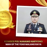 Kombes Pol Nanang Haryono Dinobatkan sebagai Man of The Year Malang Raya