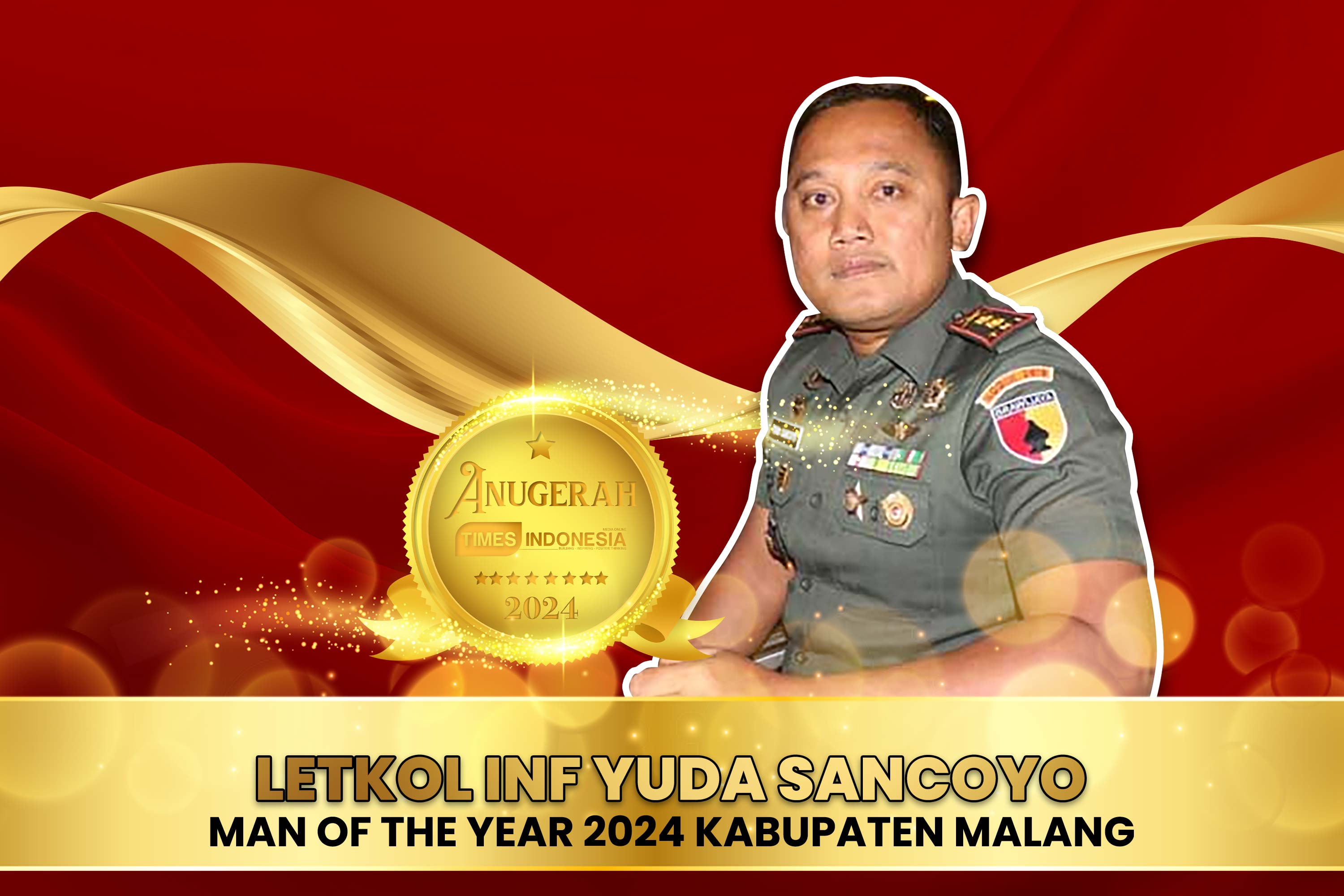 Letkol Inf Yuda Sancoyo Raih Pemimpin Inspiratif Kabupaten Malang