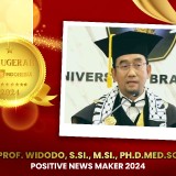 Prof Widodo, Rektor Universitas Brawijaya, Terima Penghargaan Positive News Maker 2024