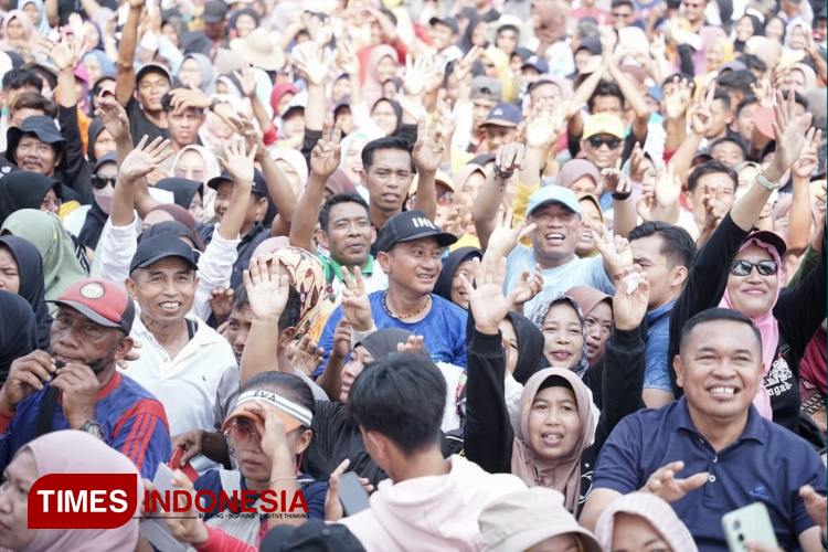 Akhiri Kampanye di Ngadirojo, Aji-Gagarin Yakin Menangkan Pilkada Pacitan 