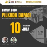 Abadikan Momen Pilkada Damai, PFI Malang Didukung Polresta Malang Kota Gelar Lomba Fotografi