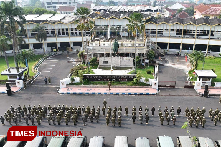 Satpol PP Jember Gelar Apel Jelang Pencoblosan Pilkada 2024