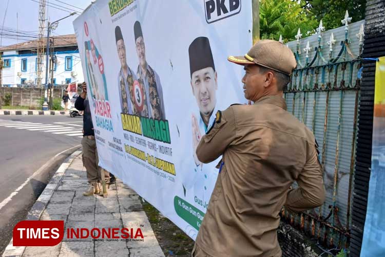 Masa Kampanye Berakhir, Satpol PP Kota Banjar Imbau Masyarakat Tak Gunakan APK