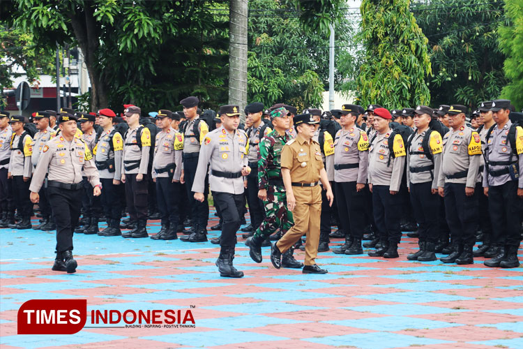 Ratusan Personel Polres Majalengka Mulai Bergeser ke TPS Pilkada 2024