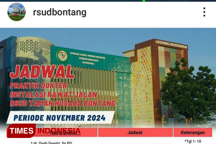 Masuki Akhir Tahun 2024, RSUD Bontang Rilis Jadwal Baru Kunjungan Dokter Spesialis