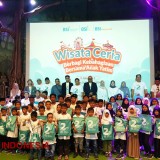 100 Anak Yatim Wisata Ceria di Jatim Park 1 Bersama BSI Maslahat