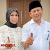 Pilkada Lamongan 2024, Kedua Cabup Nyoblos Bersama Keluarga