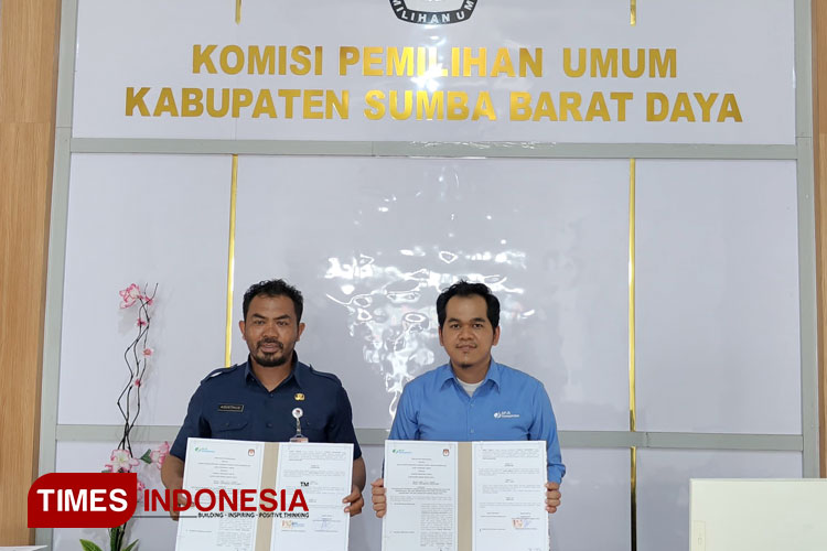 KPU Sumba Barat Daya Beri Perlindungan Jamsostek Petugas Badan Ad Hoc di Pilkada 2024