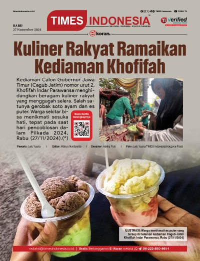 Edisi Rabu, 27 November 2024: E-Koran, Bacaan Positif Masyarakat 5.0