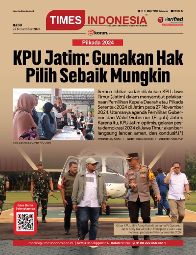 Edisi Rabu, 27 November 2024: E-Koran, Bacaan Positif Masyarakat 5.0