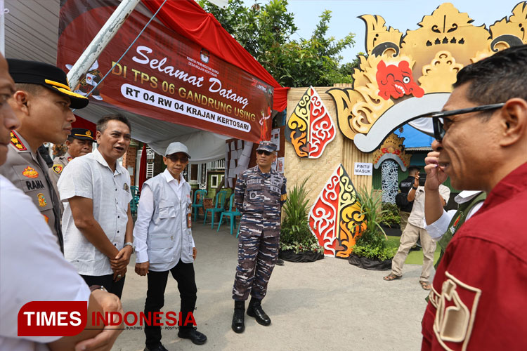 Forpimda Banyuwangi Tinjau TPS, Pastikan Pilkada Lancar dan Kondusif