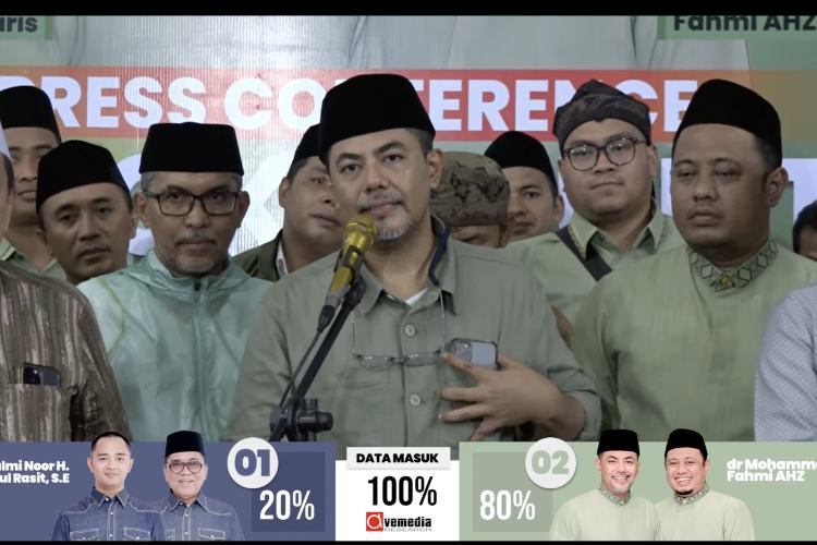 Lampaui Hasil Survei, Perolehan Suara Hasil Quick Count Gus Haris-Ra Fahmi Tembus 80 Persen