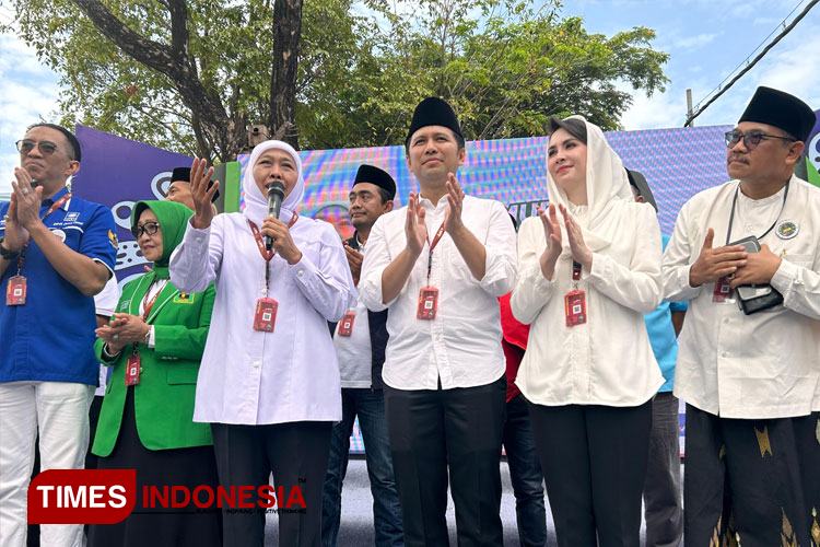 Khofifah-Emil Unggul dalam Quick Count Pilgub Jatim versi LSI Denny JA