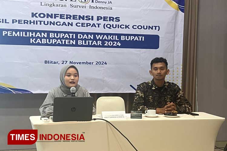 Rijanto-Beky Unggul di Quick Count LSI, Dominasi di Semua Wilayah Pilkada Kabupaten Blitar