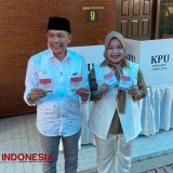 Salurkan Hak Suara, Wahyu Hidayat Yakin Elektabilitasnya Bisa Bawa Kemenangan WALI di Pilkada 2024 Kota Malang