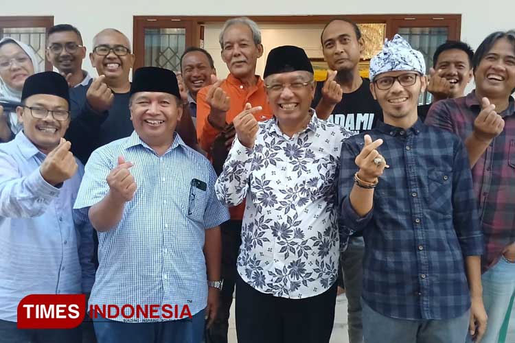 Kalah di Kontestasi Pilkada Kota Banjar, Paslon Badami dan Tim Pemenangan Gerudug Kediaman Darsono