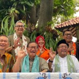 Pramono Anung dan Rano Karno Deklarasikan Kemenangan Pilkada DKI Jakarta dalam Satu Putaran