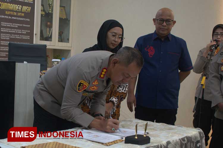 Ditresnarkoba Polda Jatim MOU Perjanjian Penanganan Penyalahgunaan Narkoba