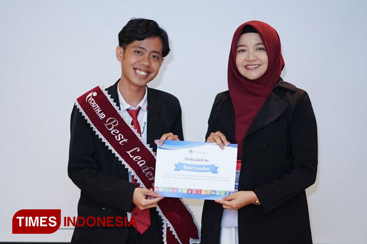 Yulius Verianto Mangku Alam mahasiswa Prodi Ilmu Komunikasi FIKOMM UMBY yang lolos di kegiatan International Volunteer Chapter Malaysia (FOTO: AJP TIMES Indonesia)