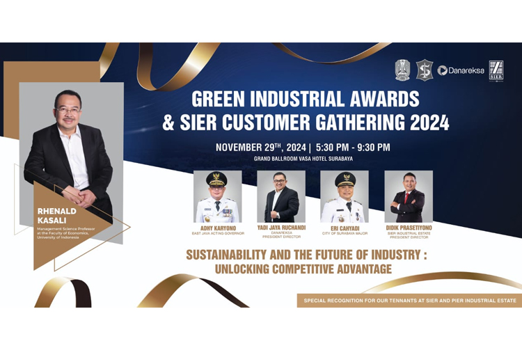 SIER Anugerahkan “Green Industrial Awards 2024” kepada 50 Tenant Terbaik 