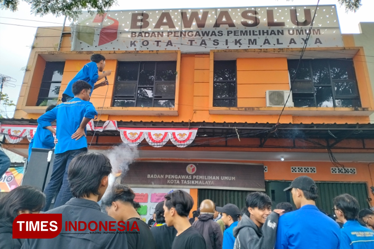 PMII Kota Tasikmalaya Desak Bawaslu Diskualifikasi Cawalkot karena Dugaan Money Politik