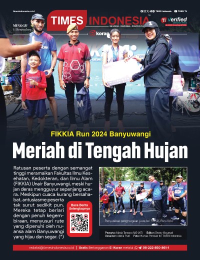 	Edisi Minggu, 1 Desember 2024: E-Koran, Bacaan Positif Masyarakat 5.0
