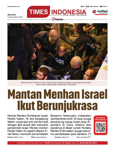 	Edisi Minggu, 1 Desember 2024: E-Koran, Bacaan Positif Masyarakat 5.0