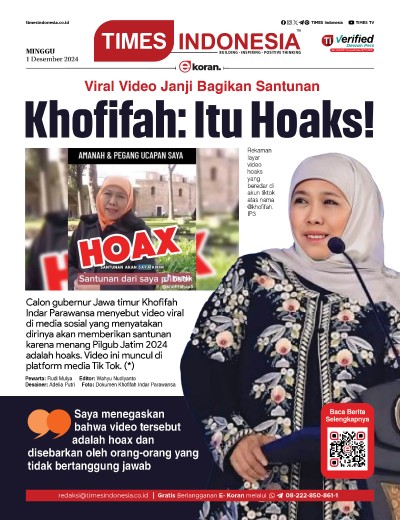 	Edisi Minggu, 1 Desember 2024: E-Koran, Bacaan Positif Masyarakat 5.0