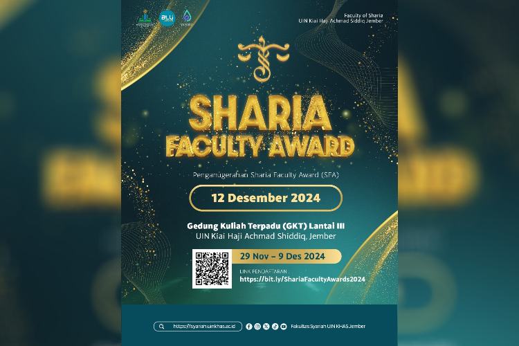 Sharia Faculty Awards 2024, Apresiasi Civitas Akademika Fakultas Syariah UIN KHAS Jember