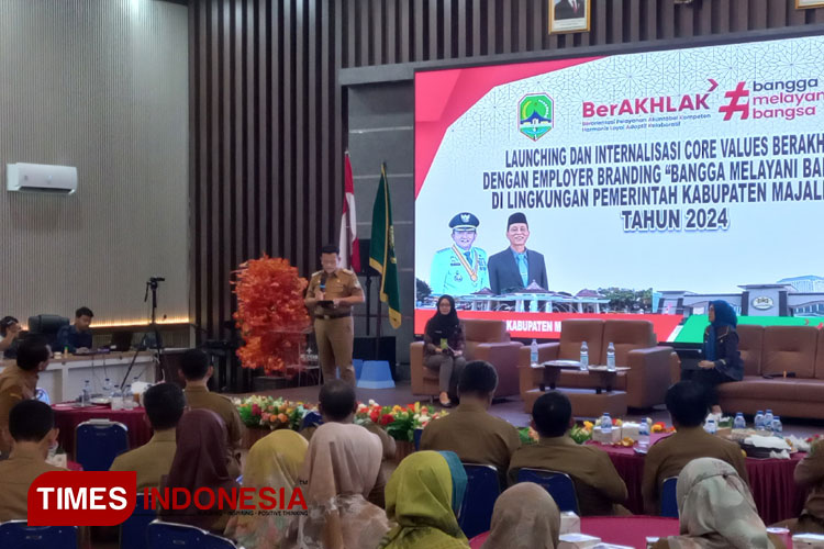 BKPSDM Kabupaten Majalengka Launching Core Values ASN BerAKHLAK