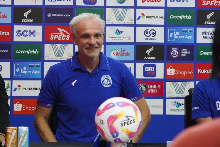 Pelatih Arema FC Percaya Diri Mampu Kalahkan Persita Sore Nanti