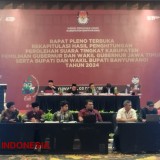 KPU Banyuwangi Gelar Rapat Pleno Rekapitulasi Hasil Suara Pilkada