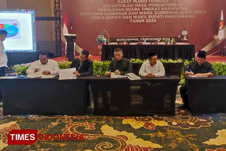 Hasil Rekapitulasi Penghitungan KPU Banyuwangi, Ipuk-Mujiono Menang