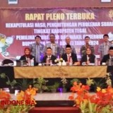 Hasil Penghitungan Suara Pilkada Kabupaten Tegal: Ischak-Kholid 67,88 Persen