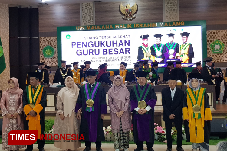 UIN Maliki Malang Tambah 4 Guru Besar, Kini Miliki 69 Profesor