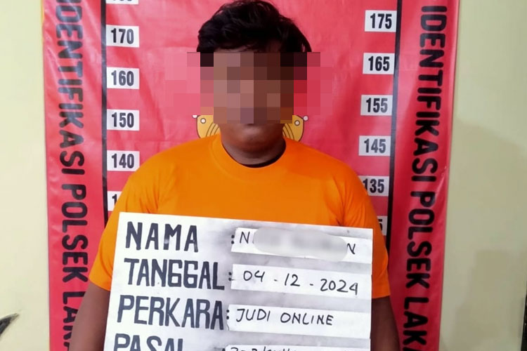 Bermain Judi Online Pedagang Mie Ayam Ditangkap