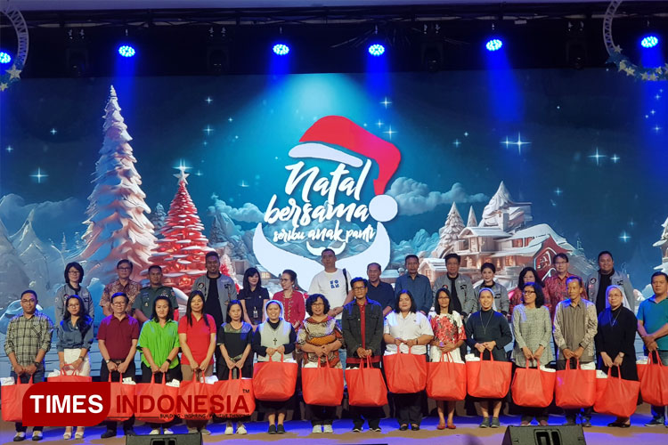 Seribu Anak Panti di Malang Raya Dapat Hadiah Natal