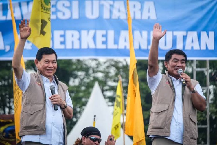 Pasangan Yulius Selvanus Komaling (kanan) dan Victor Mailangkay (YSK-VM) meraih suara terbanyak di Pilgub Sulawesi Utara. (Foto: IG Yulius Selvanus)