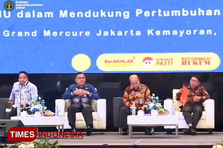 Kemenkumham Jabar Ikuti Rakernis AHU 2024, Menkumham RI Tegaskan Pentingnya Layanan Prima