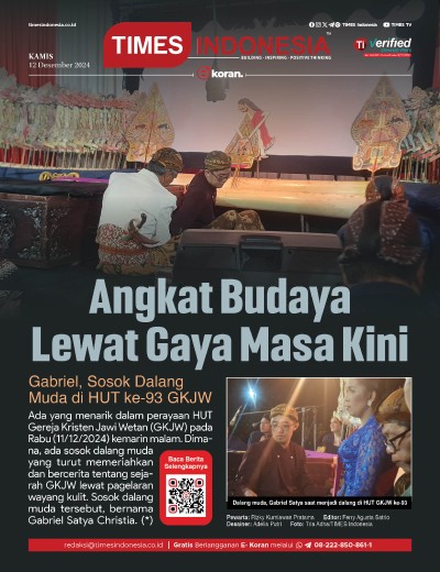 	Edisi Kamis, 12 Desember 2024: E-Koran, Bacaan Positif Masyarakat 5.0
