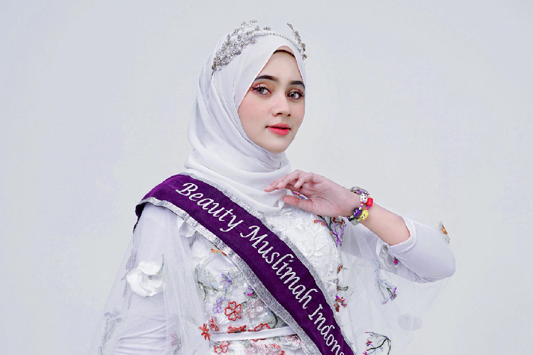 Foto: Finalis Beauty Muslimah Indonesia Jabar 2025, Salzha Aulia. (FOTO: Salja for Times Indonesia)