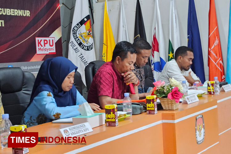 Pleno penetapan hasil Pilkada Pulau Taliabu oleh KPU setempat. (Foto Husen Hamid TIMES Indonesia)