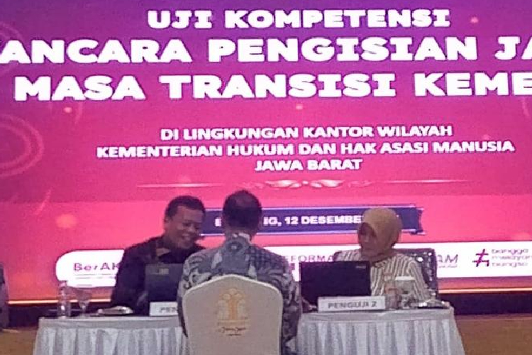 Kemenkumham Jabar Gelar Uji Kompetensi Pengisian Jabatan Administrator di Masa Transisi