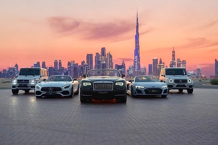 Luxury Car Rental Dubai. (Image: traveltodubaiblog)