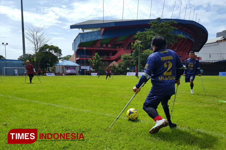 Sepak Bola Amputasi Kota Malang Punya Potensi Unggul di Tingkat Nasional