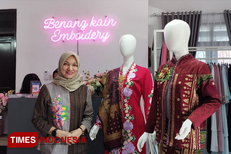 Butik Benang Kain Embroidery  Hadirkan Busana Bordir untuk Semua Kalangan