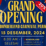 Bonderland Waterpark Pakisaji Gelar Bonderland Carnival Park Menjelang Tahun Baru