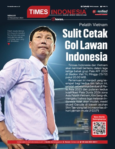 	Edisi Minggu, 15 Desember 2024: E-Koran, Bacaan Positif Masyarakat 5.0